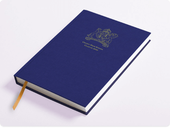 Leatherette yearbook