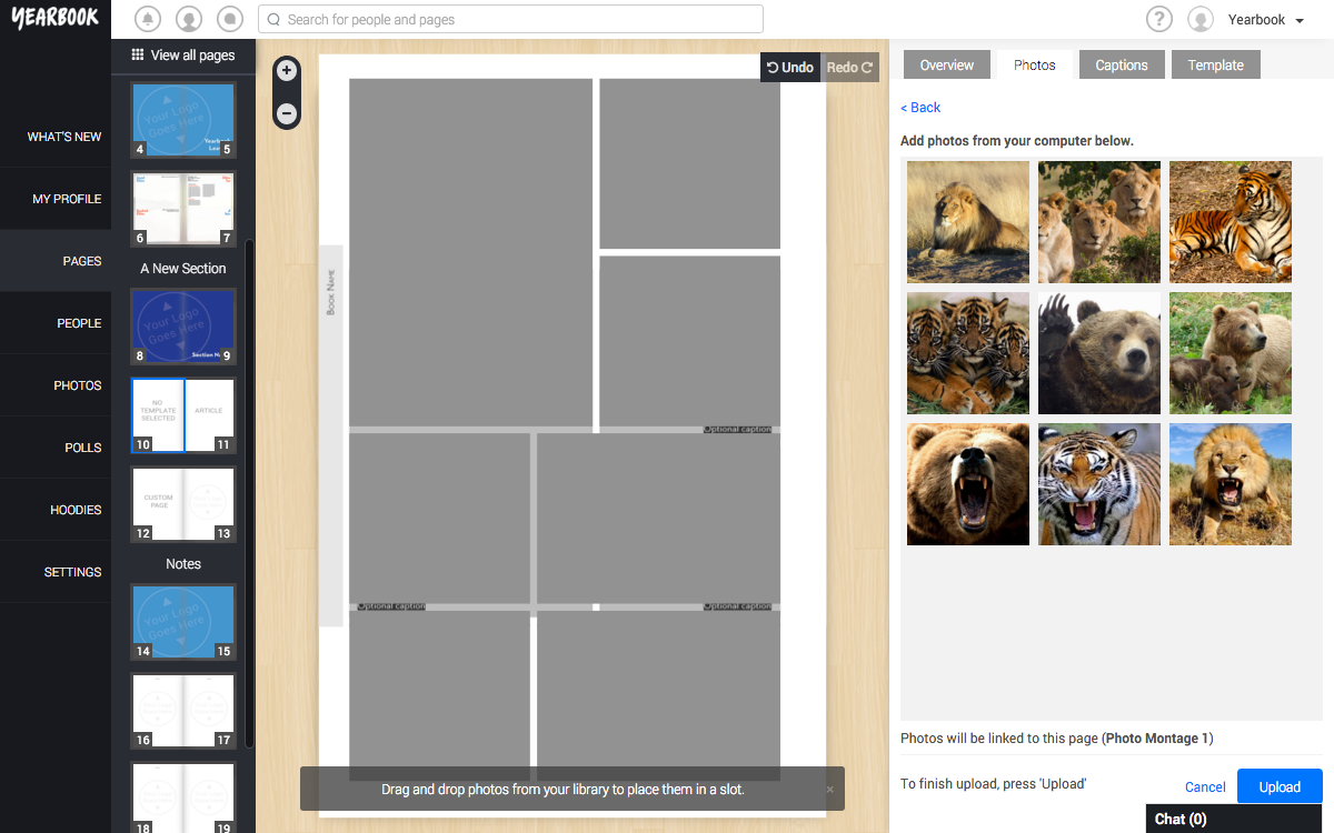 Making Montages « Support | Yearbook Machine